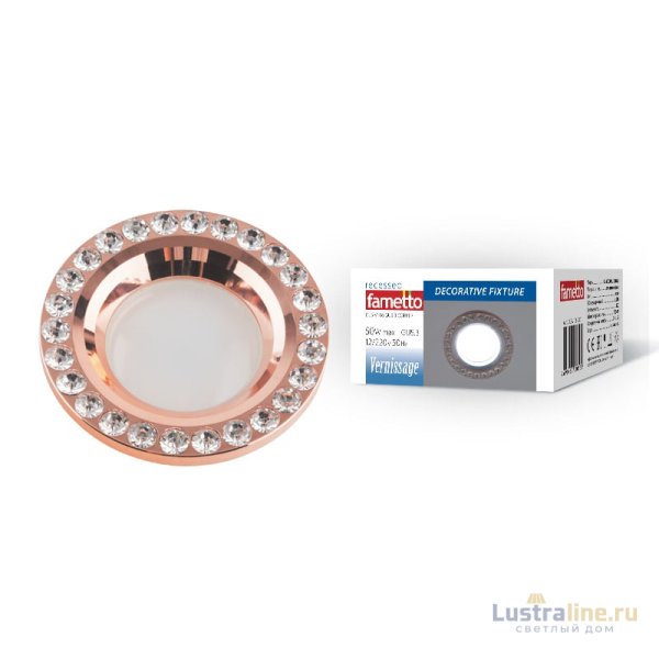 Встраиваемый светильник Fametto Vernissage DLS-V106 GU5.3 COPPER UL-00000349 Встраиваемый светильник Fametto Vernissage DLS-V106 GU5.3 COPPER UL-00000349