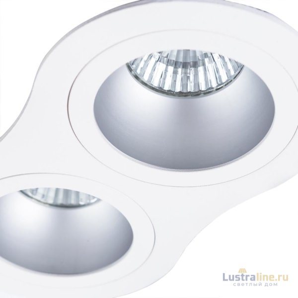 Встраиваемый светильник Arte Lamp Alkes A2161PL-2WH Встраиваемый светильник Arte Lamp Alkes A2161PL-2WH