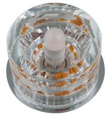 Встраиваемый светильник Fametto DLS-F119 G9 CHROME/CLEAR+GOLD 10751