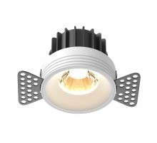 Встраиваемый светильник Maytoni Round DL058-12W2.7K-TRS-W
