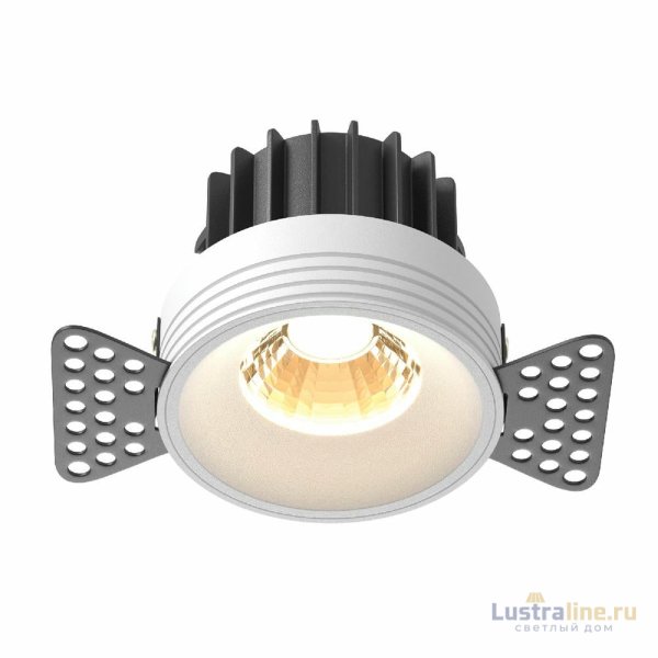 Встраиваемый светильник Maytoni Round DL058-12W2.7K-TRS-W