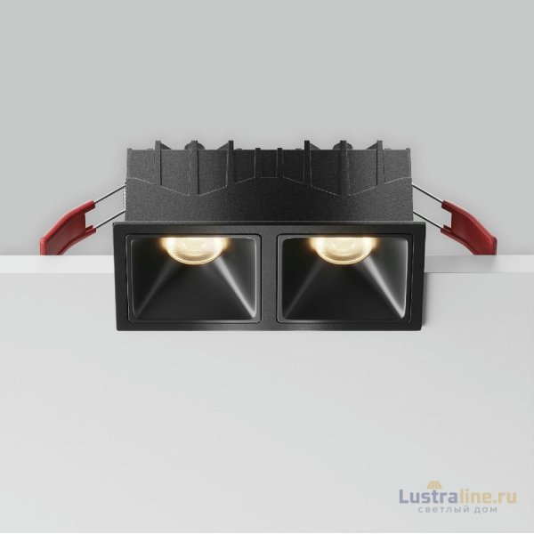 Встраиваемый светильник Maytoni Alfa Led Downlight DL043-02-10W3K-SQ-B-1