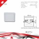 Встраиваемый светильник Reluce 70602-9.0-001OL LED6W WH 4000K