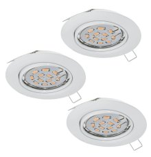 Комплект встраиваемых светильников (3 шт.) Eglo Einbauspot led 75349