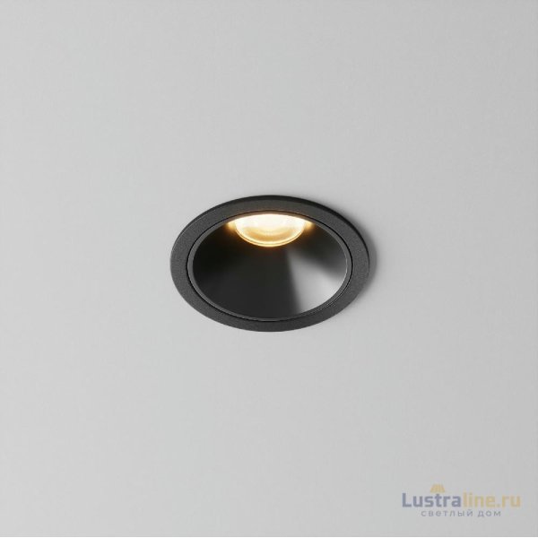 Встраиваемый светильник Maytoni Alfa LED DL043-01-10W2.7K-RD-B