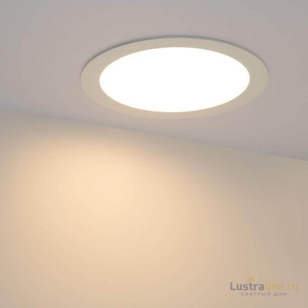 Встраиваемый светодиодный светильник Arlight DL-225M-21W Warm White 020119
