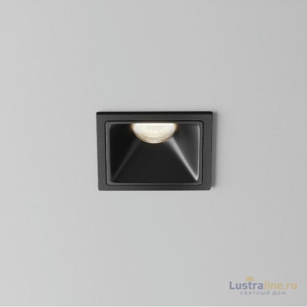 Встраиваемый светильник Maytoni Alfa LED DL043-01-10W4K-SQ-B-1 Встраиваемый светильник Maytoni Alfa LED DL043-01-10W4K-SQ-B-1