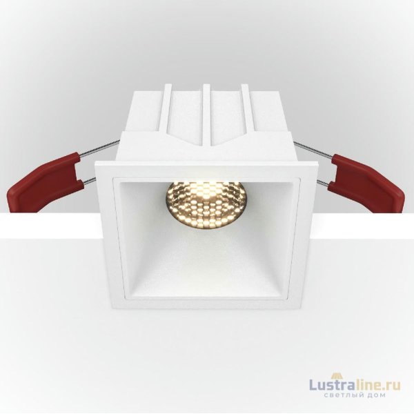 Встраиваемый светильник Maytoni Technical Alfa LED DL043-01-10W3K-D-SQ-W Встраиваемый светильник Maytoni Technical Alfa LED DL043-01-10W3K-D-SQ-W