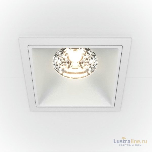 Встраиваемый светильник Maytoni Technical Alfa LED DL043-01-15W3K-SQ-W