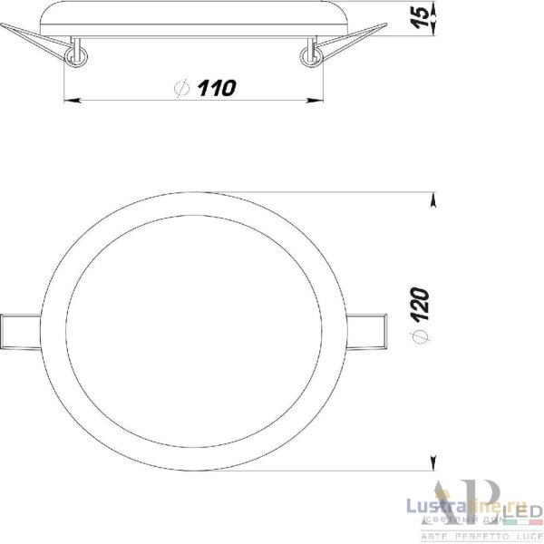 Встраиваемый светильник Arte Perfetto Luce Ingrid 3322.FAP222R/18W/6K Встраиваемый светильник Arte Perfetto Luce Ingrid 3322.FAP222R/18W/6K