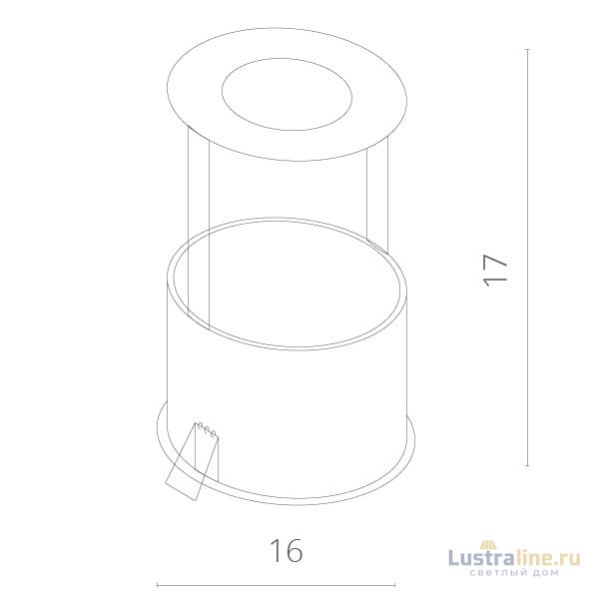 Встраиваемый светильник ARTE Lamp A3120PL-1WH Встраиваемый светильник ARTE Lamp A3120PL-1WH