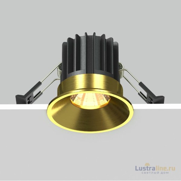 Встраиваемый светильник Maytoni Round DL058-7W3K-BS