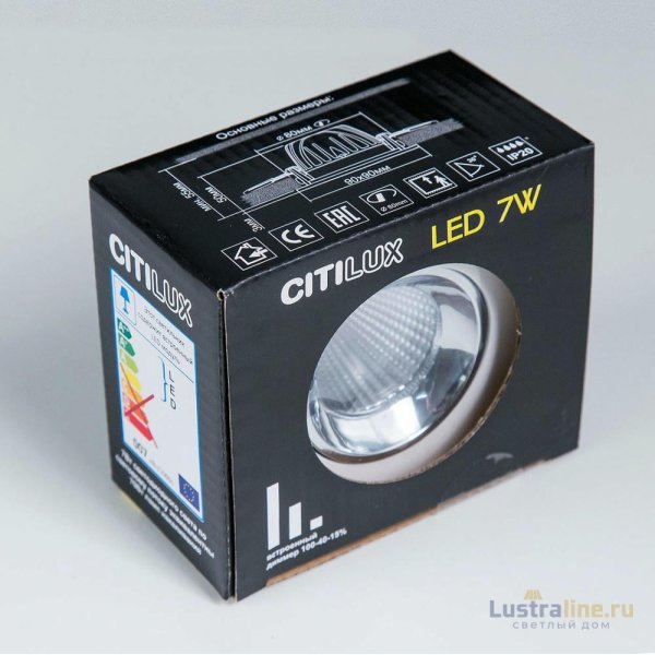 Встраиваемый светильник Citilux CLD001KNW5 Встраиваемый светильник Citilux CLD001KNW5