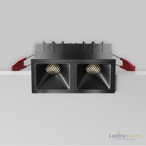 Встраиваемый светильник Maytoni Alfa LED DL043-02-10W4K-SQ-B-1