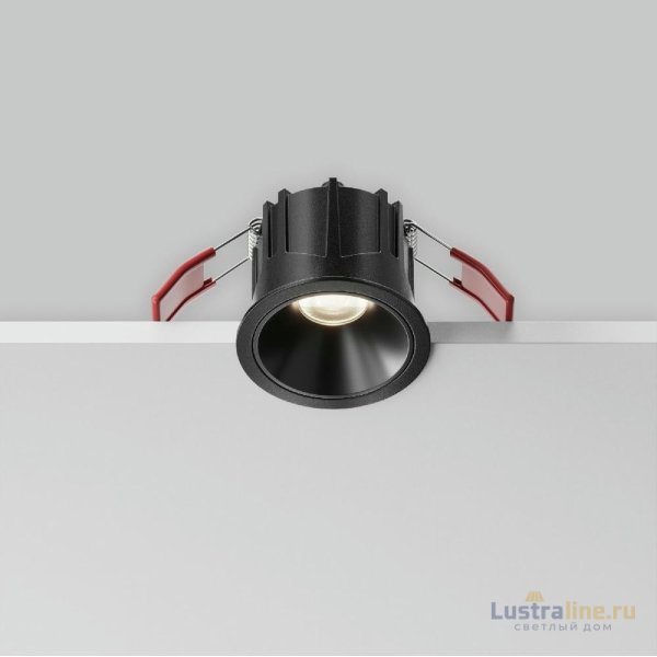 Встраиваемый светильник Maytoni Alfa LED DL043-01-10W4K-RD-B-1