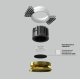 Встраиваемый светильник Maytoni Round DL058-12W3K-TRS-BS