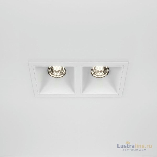 Встраиваемый светильник Maytoni Technical Alfa LED DL043-02-10W4K-SQ-W