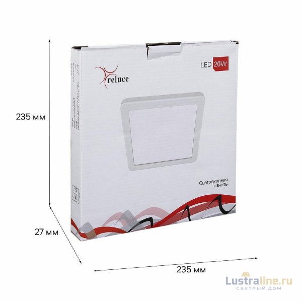 Встраиваемый светильник Reluce 70602-9.0-001OL LED20W WH 4000K