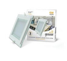 Встраиваемый светодиодный светильник Gauss 948111106