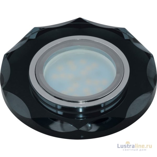 Встраиваемый светильник Fametto Peonia DLS-P105 GU5.3 CHROME/BLACK 09992 Встраиваемый светильник Fametto Peonia DLS-P105 GU5.3 CHROME/BLACK 09992