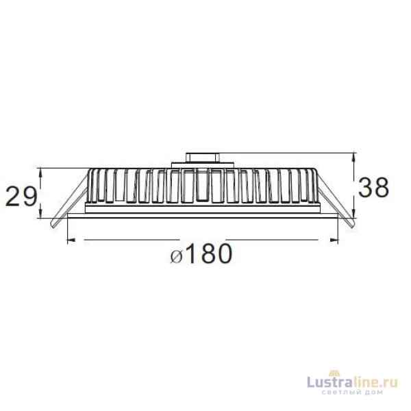 Встраиваемый светильник Deko-Light LED Panel Round III 20 565234