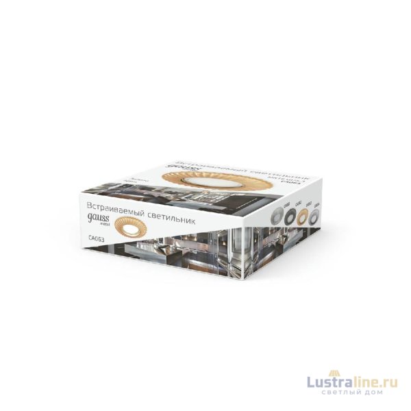 Встраиваемый светильник Gauss Metal Exclusive CA063 Встраиваемый светильник Gauss Metal Exclusive CA063