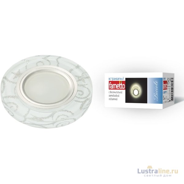 Встраиваемый светильник Fametto Luciole DLS-L202 GU5.3 CHROME/WHITE Встраиваемый светильник Fametto Luciole DLS-L202 GU5.3 CHROME/WHITE