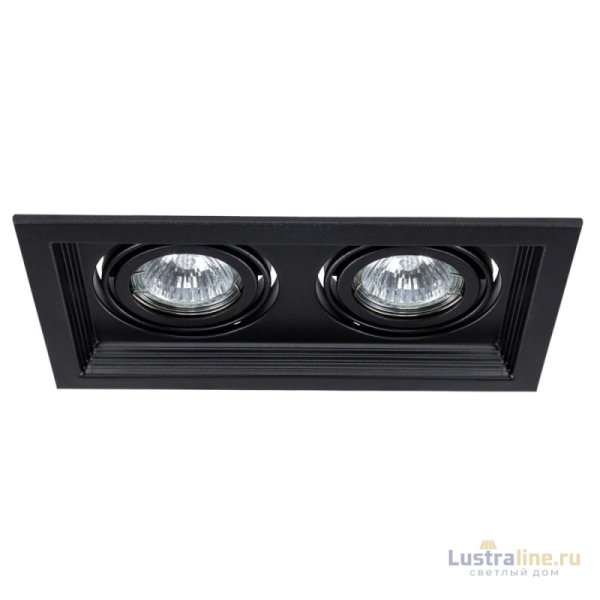 Встраиваемый светильник Arte Lamp Canis A6661PL-2BK