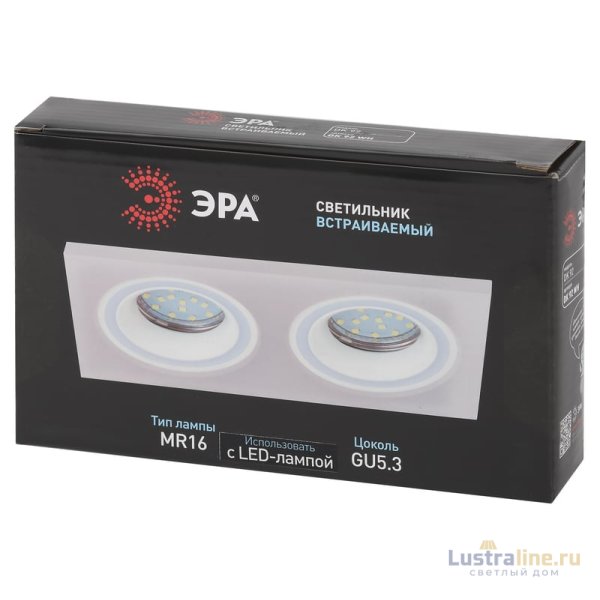 Встраиваемый светильник Эра DK92 WH Б0054362 Встраиваемый светильник Эра DK92 WH Б0054362