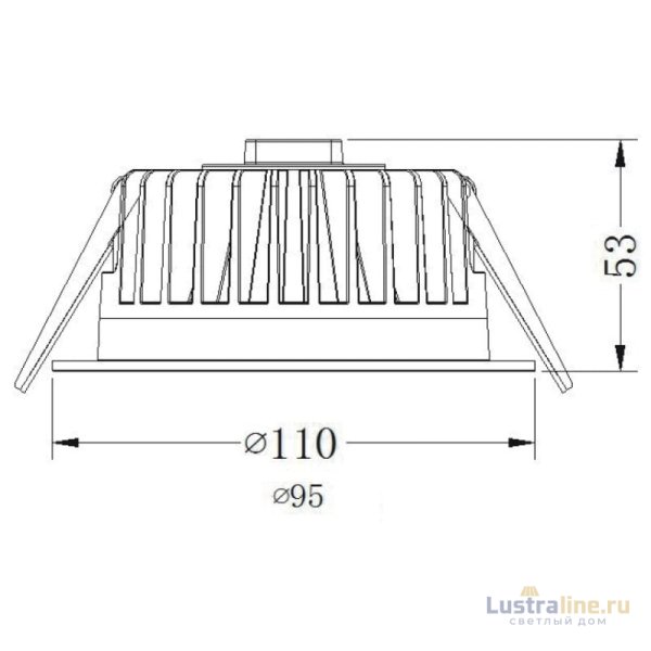 Встраиваемый светильник Deko-Light COB1 565007