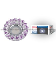 Встраиваемый светильник Fametto Peonia DLS-P117 GU5.3 CHROME/PURPLE