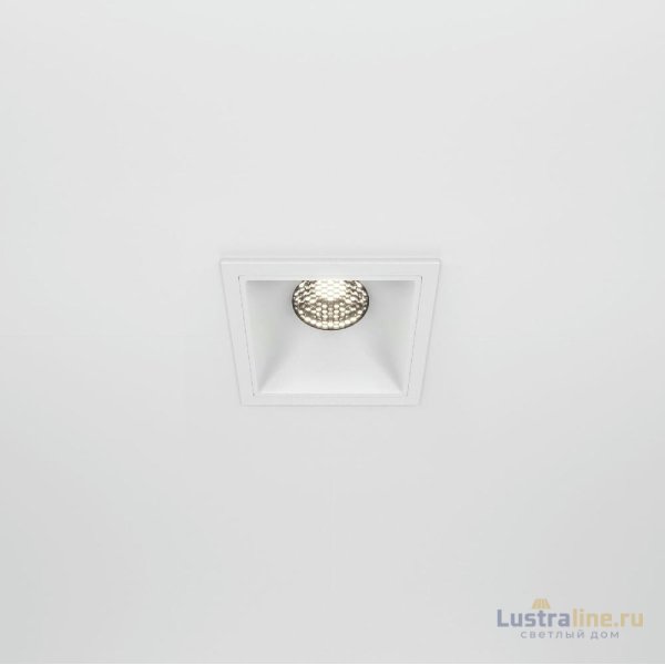 Встраиваемый светильник Maytoni Technical Alfa LED DL043-01-10W4K-SQ-W