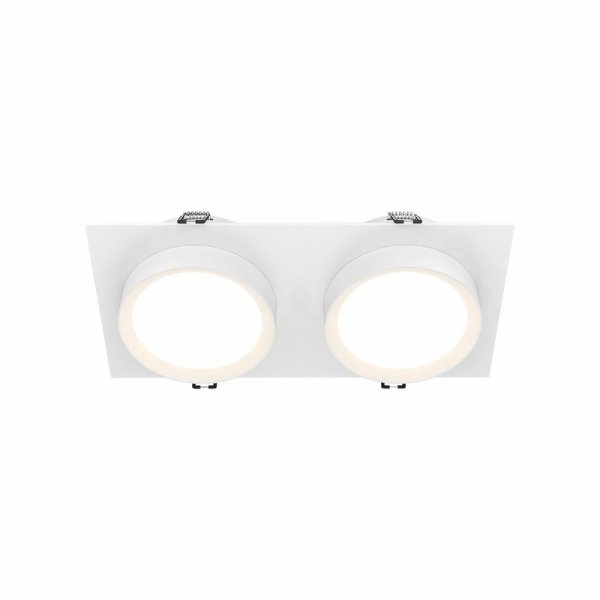 Встраиваемый светильник Maytoni Hoop DL086-02-GX53-SQ-W
