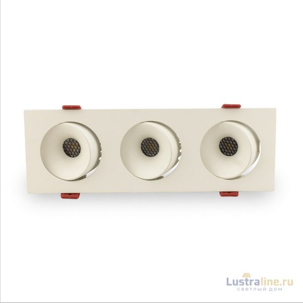 Встраиваемый светильник AM Group AM480-3 WH+WH 23,1W Встраиваемый светильник AM Group AM480-3 WH+WH 23,1W