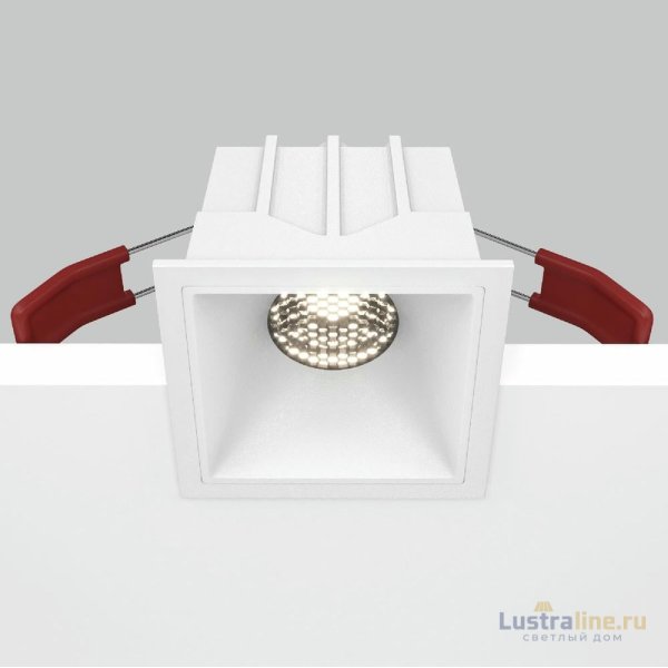 Встраиваемый светильник Maytoni Technical Alfa LED DL043-01-10W4K-SQ-W