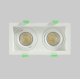Встраиваемый светильник Crystal Lux CLT 068C2 WH
