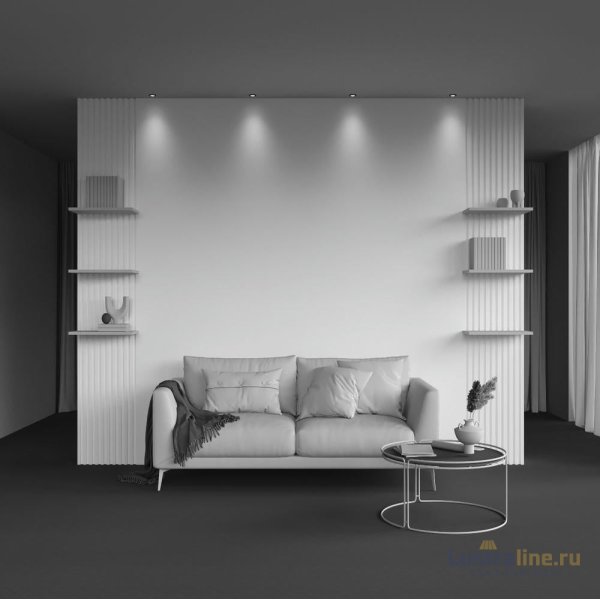 Встраиваемый светильник Maytoni Round DL058-7W2.7K-B Встраиваемый светильник Maytoni Round DL058-7W2.7K-B