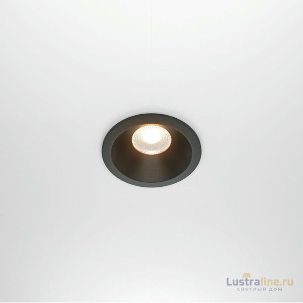 Встраиваемый светильник Maytoni Zoom DL034-01-12W2.7K-B