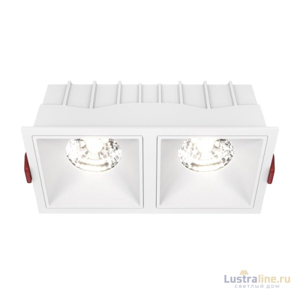Встраиваемый светильник Maytoni Technical Alfa LED DL043-02-15W4K-SQ-W