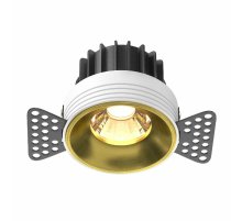 Встраиваемый светильник Maytoni Round DL058-12W3K-TRS-BS
