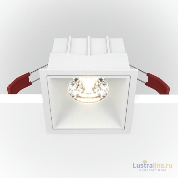 Встраиваемый светильник Maytoni Technical Alfa LED DL043-01-15W4K-D-SQ-W