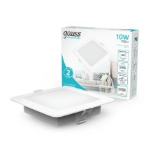 Встраиваемый светильник Gauss Elementary Downlight 998420209