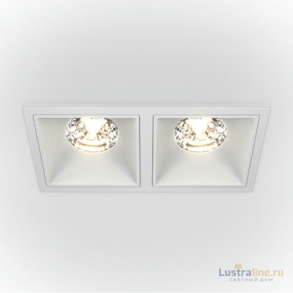 Встраиваемый светильник Maytoni Technical Alfa LED DL043-02-15W4K-SQ-W