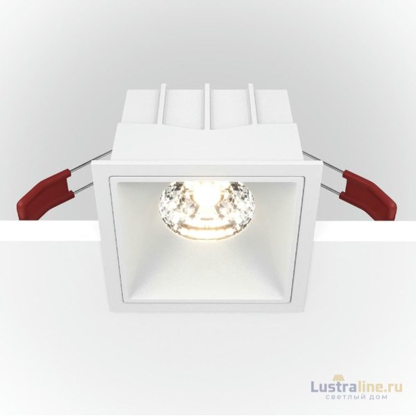 Встраиваемый светильник Maytoni Technical Alfa LED DL043-01-15W3K-SQ-W