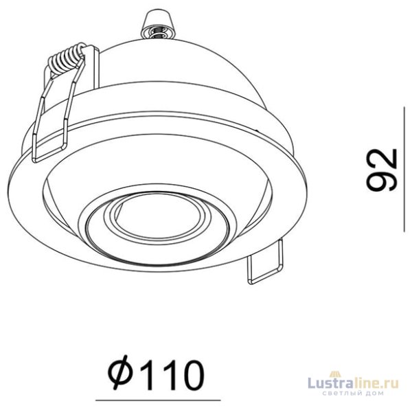 Встраиваемый светильник Deko-Light Bellatrix 565341