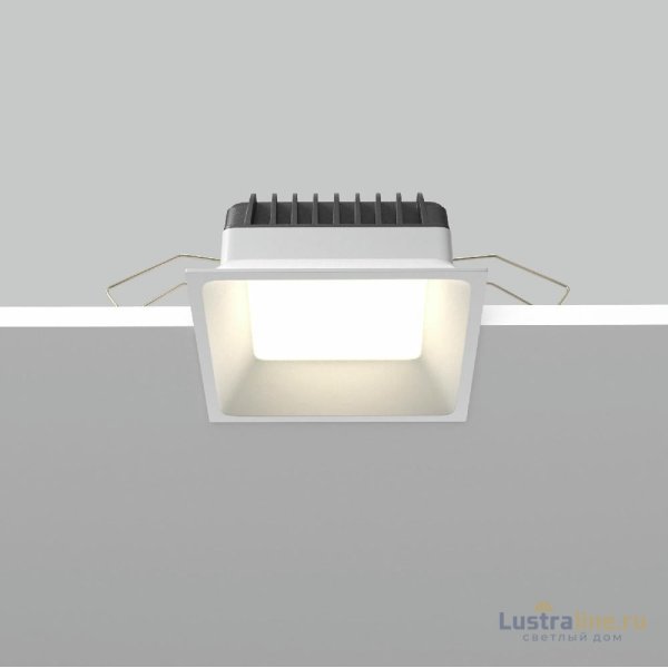 Встраиваемый светодиодный светильник Maytoni Technical Downlight Okno DL056-12W3-4-6K-W