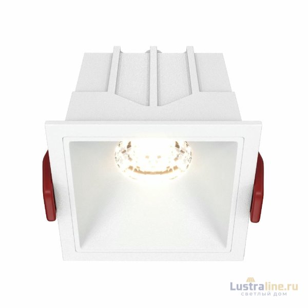 Встраиваемый светильник Maytoni Technical Alfa LED DL043-01-10W3K-SQ-W