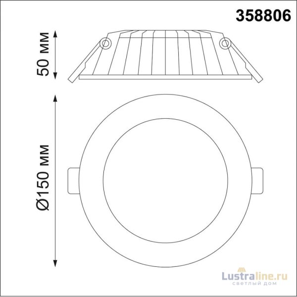 Встраиваемый светильник Novotech Gesso 358806 Встраиваемый светильник Novotech Gesso 358806