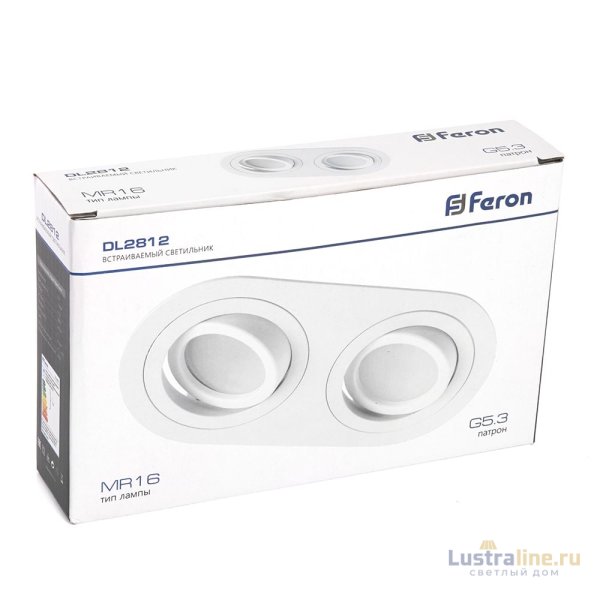 Встраиваемый светильник Feron DL2812 48460 Встраиваемый светильник Feron DL2812 48460