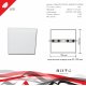 Встраиваемый светильник Reluce 70604-9.0-001OL LED16W WH 4000K